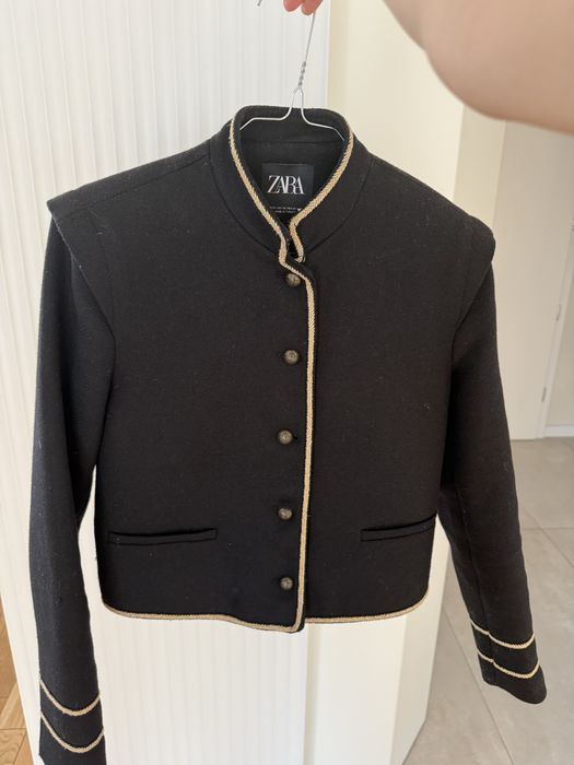 Черно сако с вълна ZARA - XS