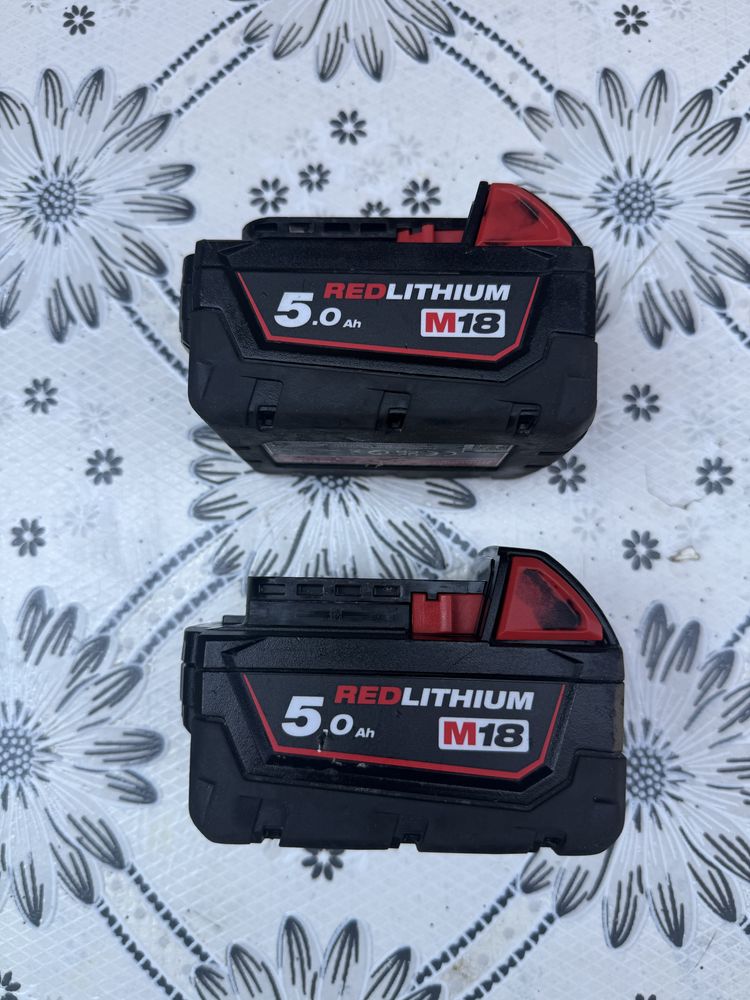 Акумулаторна батерия Milwaukee M18B5, 18 V, 5 Ah, литиево-йонна