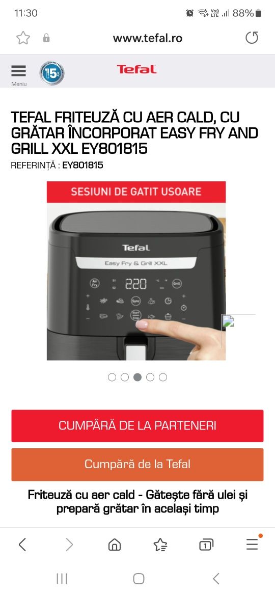Air fryer xxl tefal