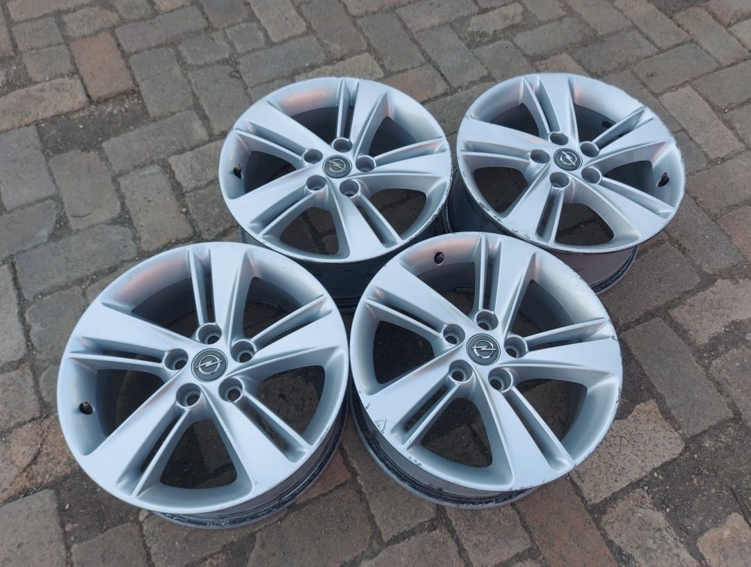 Set jante originale senzori GM de aliaj Opel R17 17x7.5 ET45 5x115