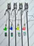 SET 4 Avertizori FL JY56 CU 4 Swingeer MKM2 cu iluminare si 4 Tije