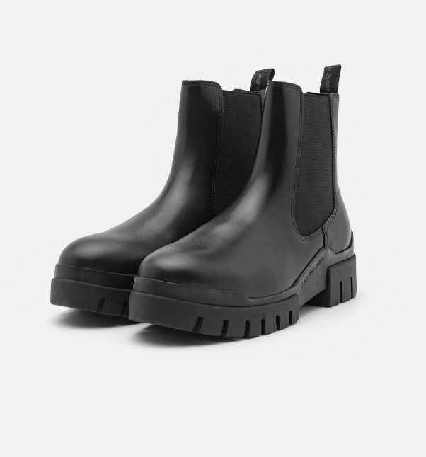 Ghete chelsea 42 premium Calvin Klein NOI piele naturala moale