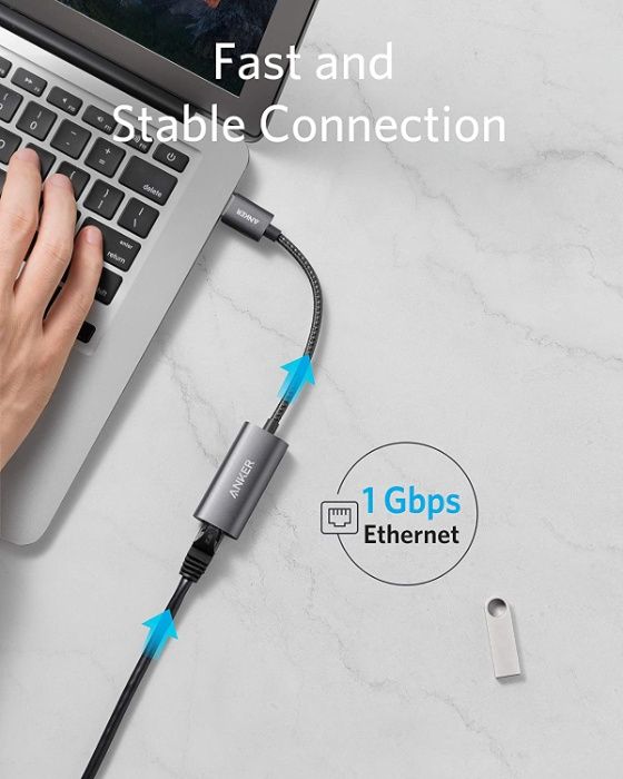 Anker PowerExpand USB 3.0 към Gigabit Ethernet адаптер