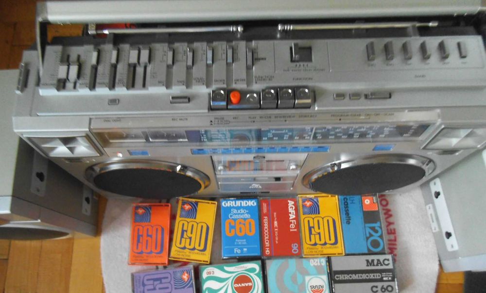 Radio-Casetofon JVC RC-M70L Stereo Radio Cassette Recorder