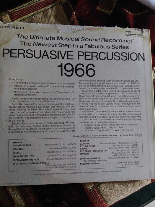 Discuri vinil de colectie-1959,1966,1978-Persuasive Percussion (jazz)