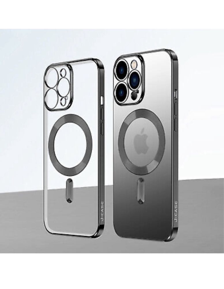 Iphone 12/PRO/MAX - Husa Luxury TPU Transparent Magsafe Camera Safe