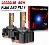 Set Becuri Led D1S D2S D3S D4S D5S D8S 12-24V 90W 40000 LM/set CanBus