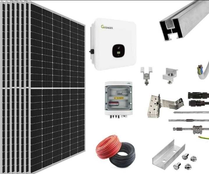 Kit Fotovoltaic 30kW on grid Canadian Solar + Growatt