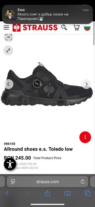 Engelbert Strauss Toledo low Boa system