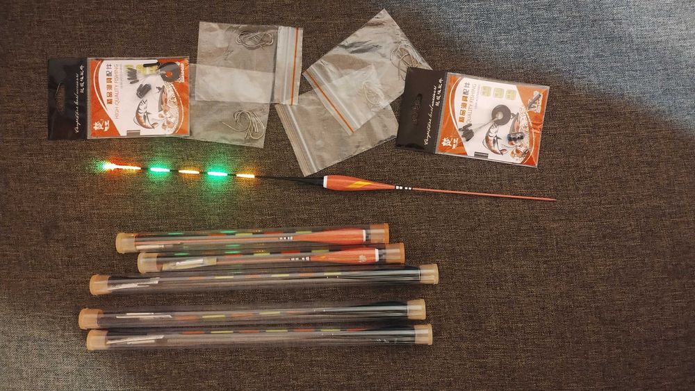 Комплект светещи плувки за риболов