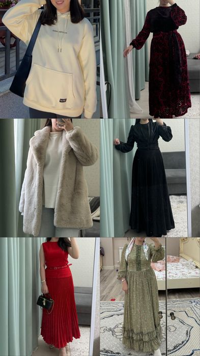 Платья/ эко шуба