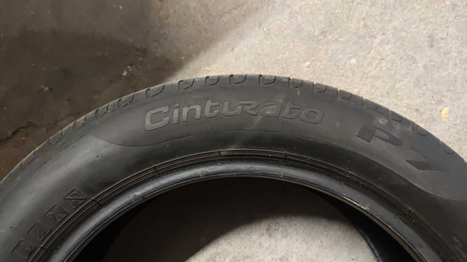 4 броя летни гуми 215/55 R17 PIRELLI CINTURATO P7 94W Dot 0320 4,3мм