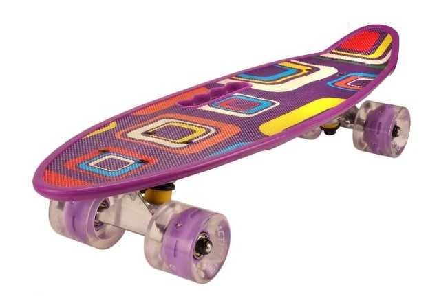 Penny Board Multicolor portabil