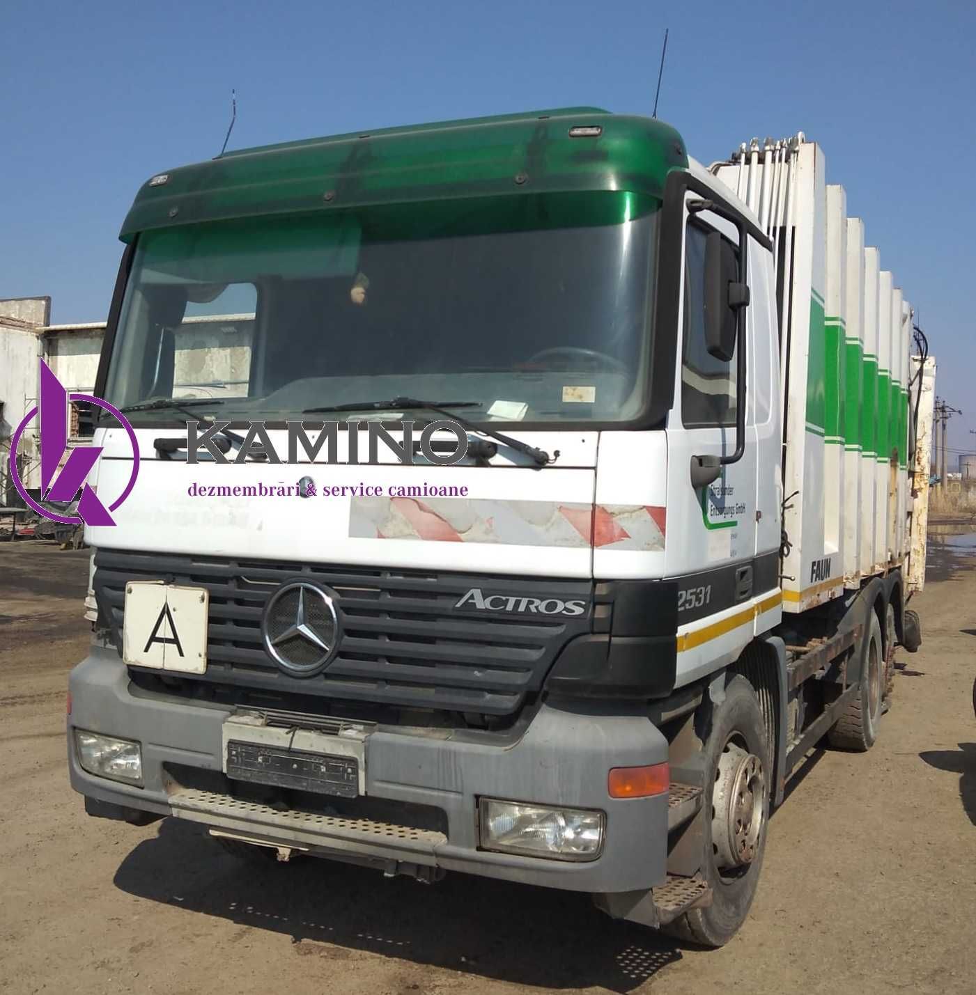 Dezmembram Mercedes Actros 2531 Gunoiera