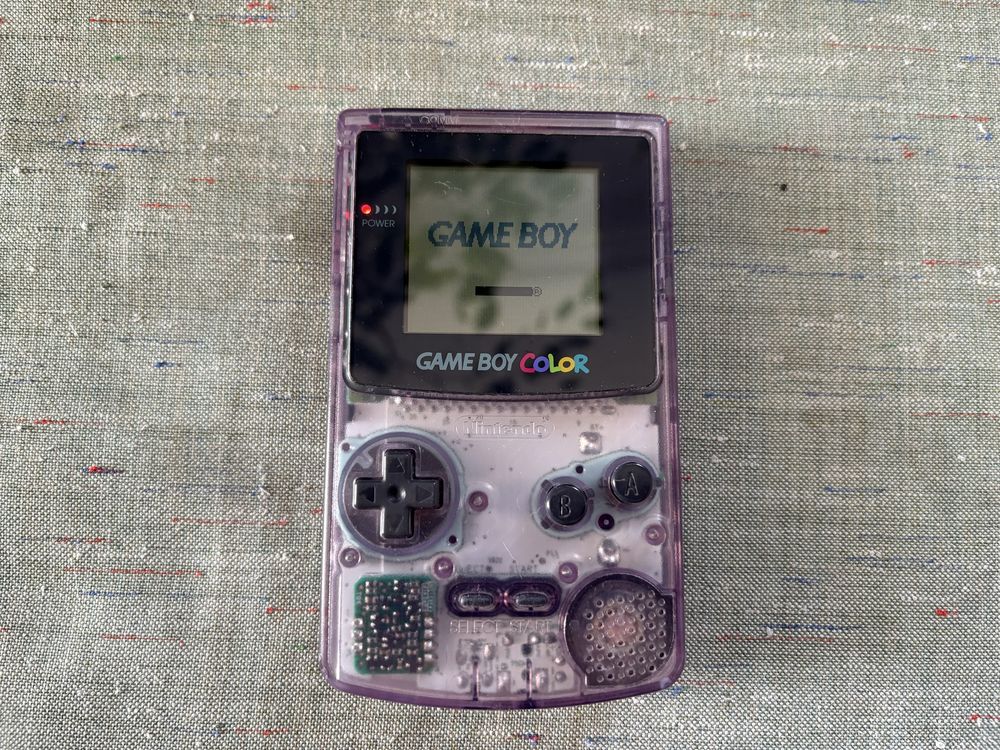 Gameboy Color Clear Purple
