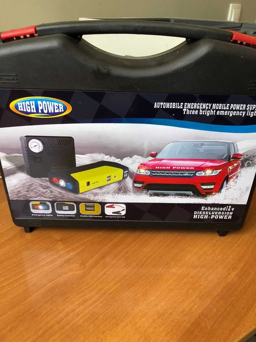 Пусковое устройство при севшем АКБ + компрессор набор