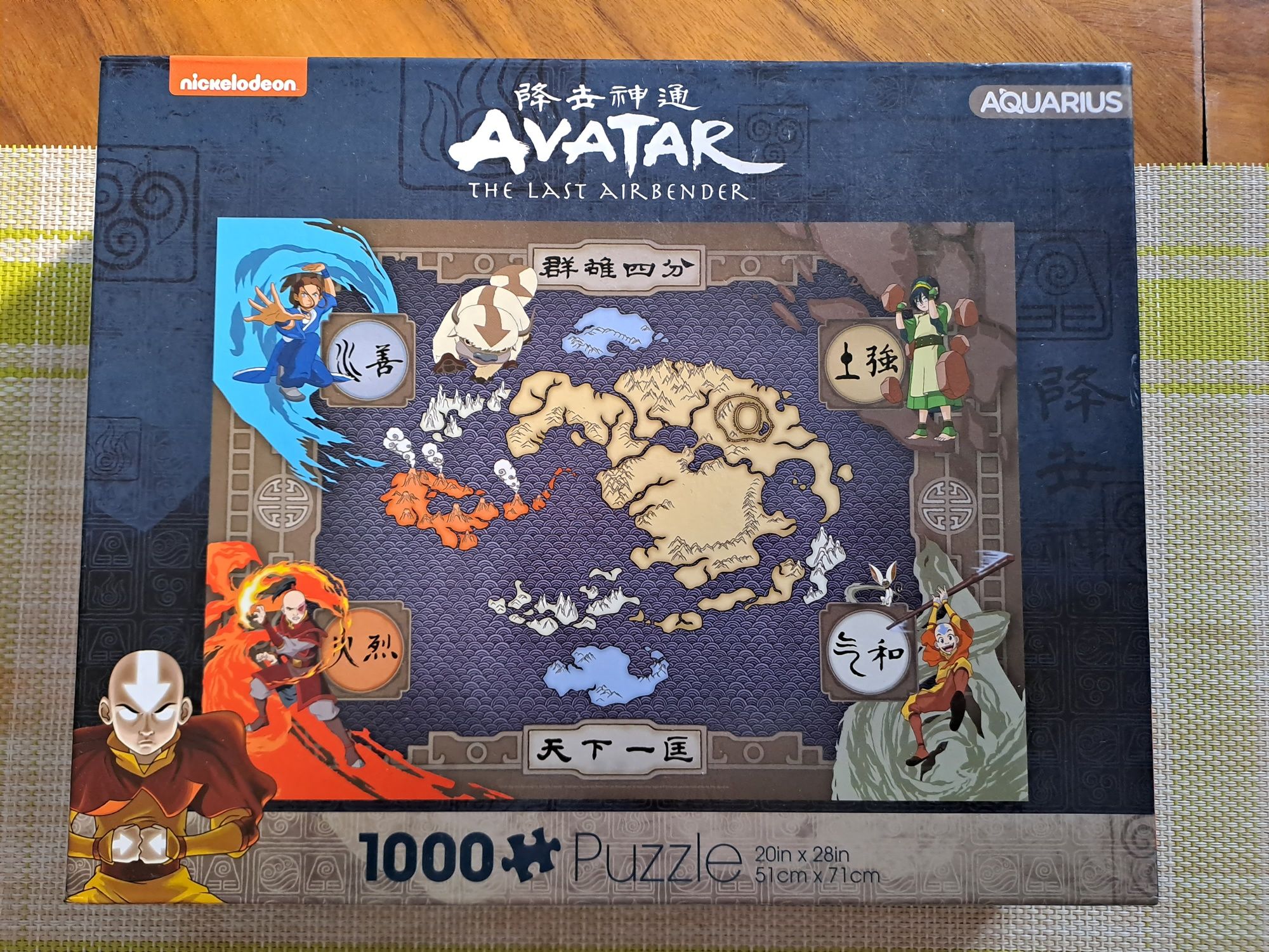 Пазл головоломка puzzle аватар легенда об аанге