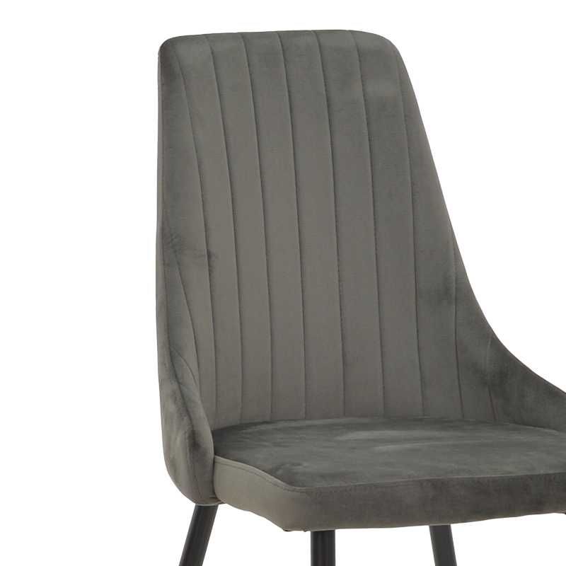 Стол, Azori, Розов, Сив, Кадифе, Бежов, Антрацит, 49х55х85см.