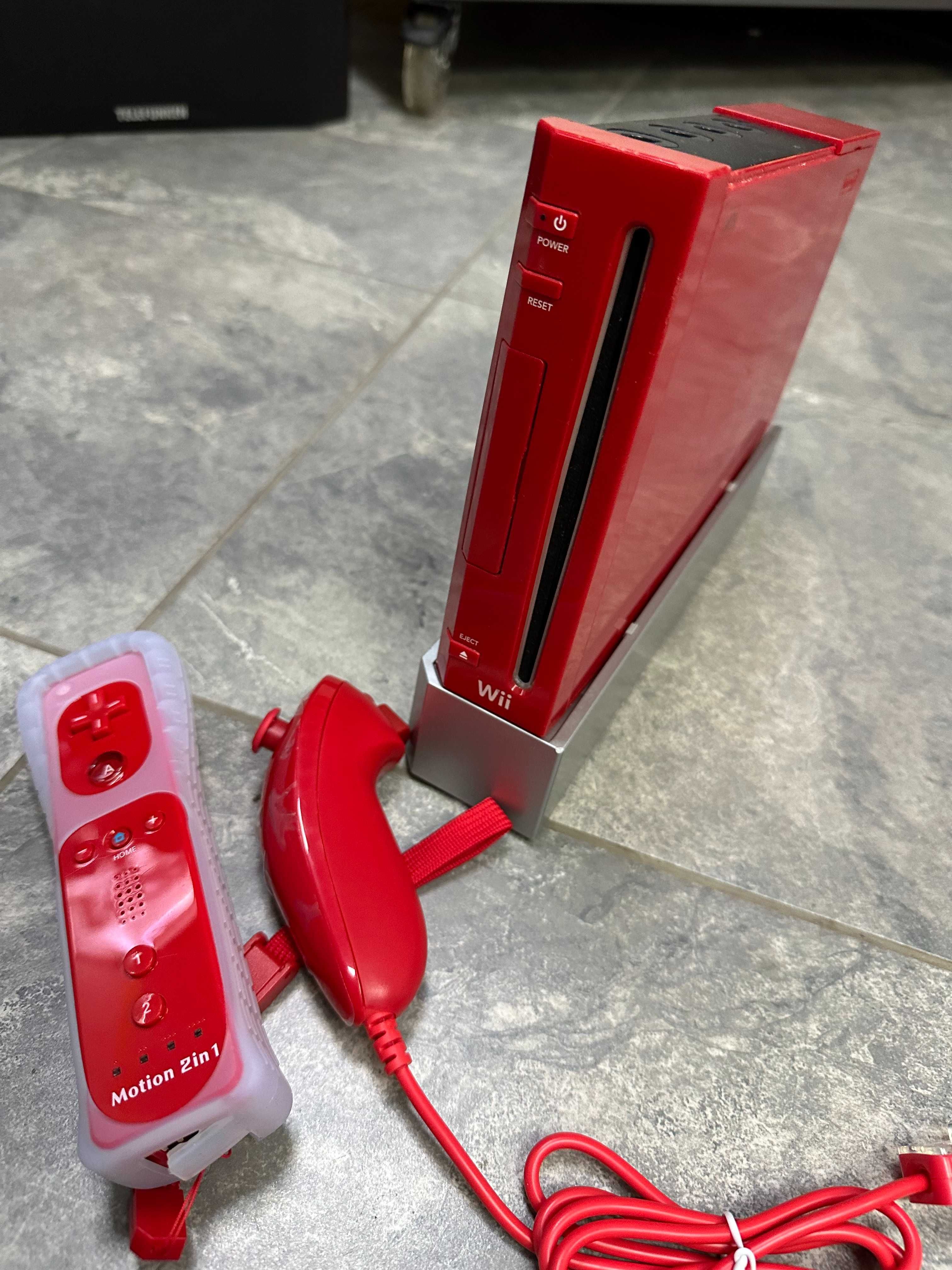 Nintendo Wii Red хакнато+ 32Г флашка с качени игри