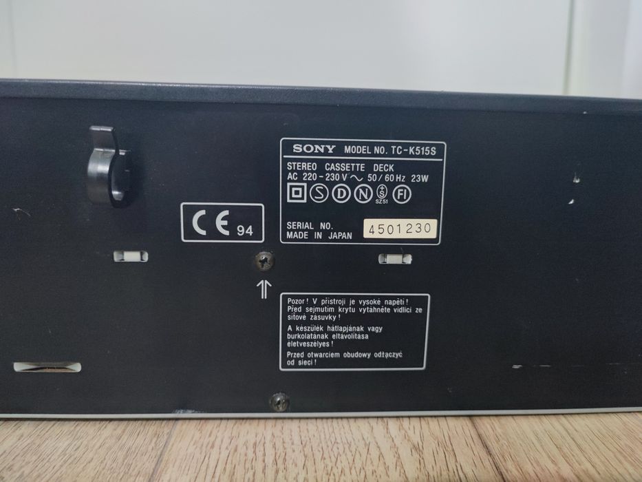 Deck Sony TC K515S 3 capete