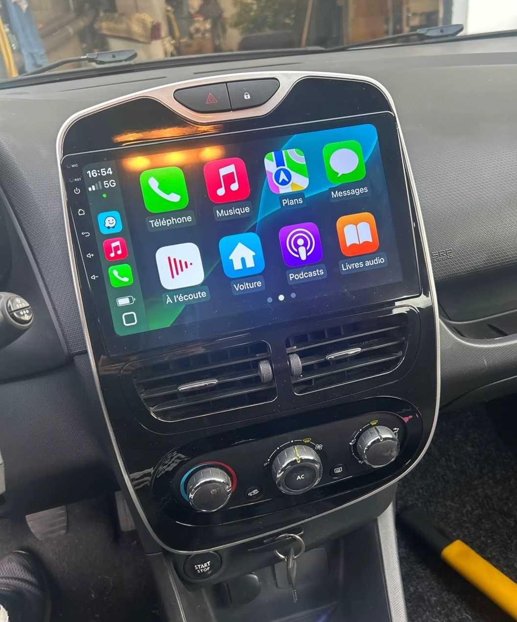 Мултимедия 10" за RENAULT Clio 4 Android 13 Carplay DSP навигация RDS
