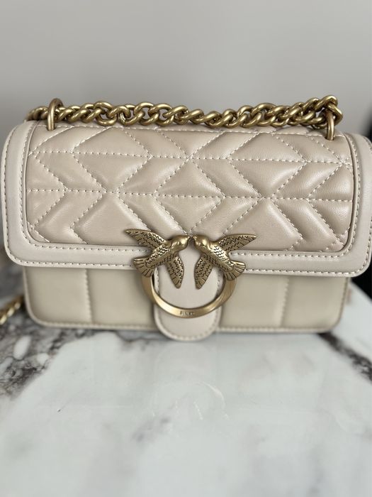 Оригинална кожена чанта PINKO