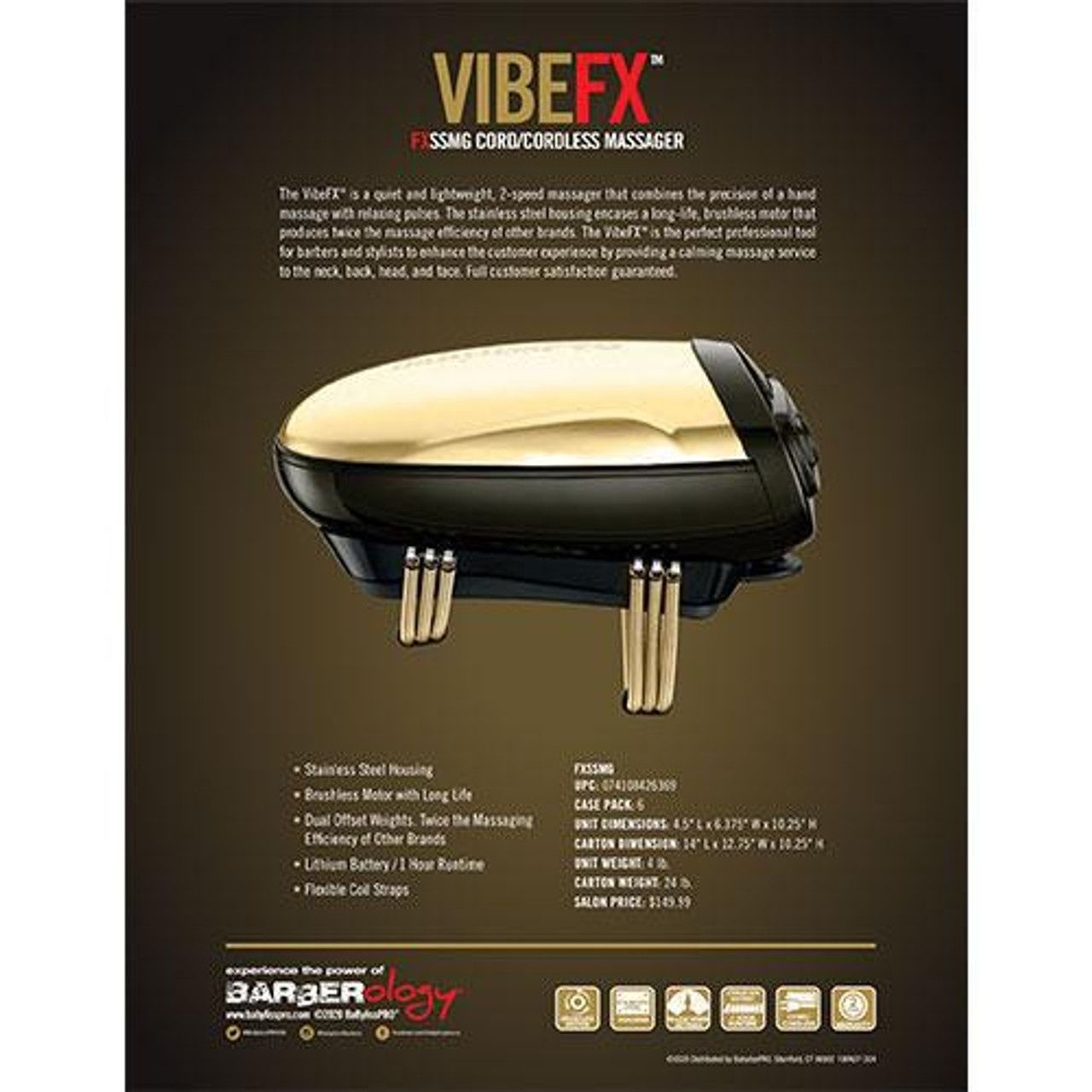 Babyliss vibe fx masajor массажер