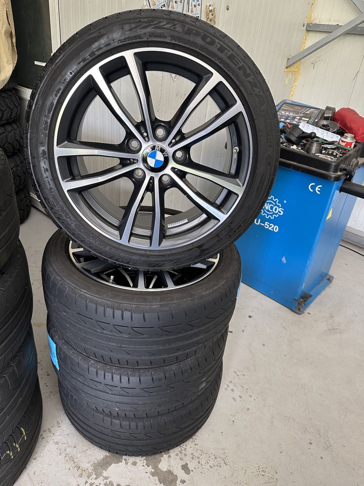 jante bmw f20 f21 f22 5x120 anvelope 225 45 17 bridgestone