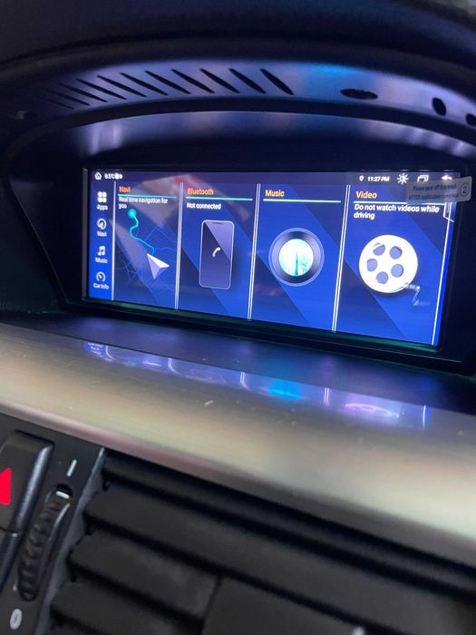 Navigatie Android BMW E60 / E90 Carplay Android Auto