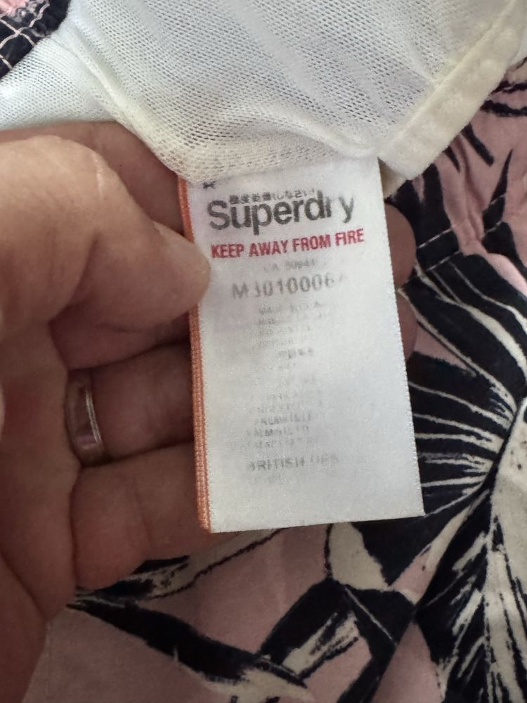 SuperDry,pantaloni de baie pt.bărbați,măr.M