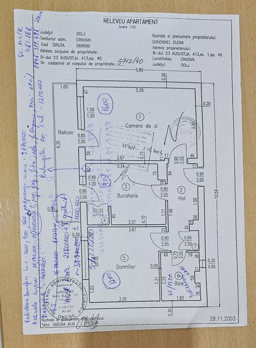 Decomandat Ap. 3 camere din 2, Ciuperca, încălzire pardoseala