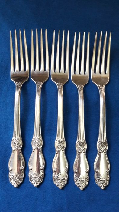 Мельхиоровые столовые вилки