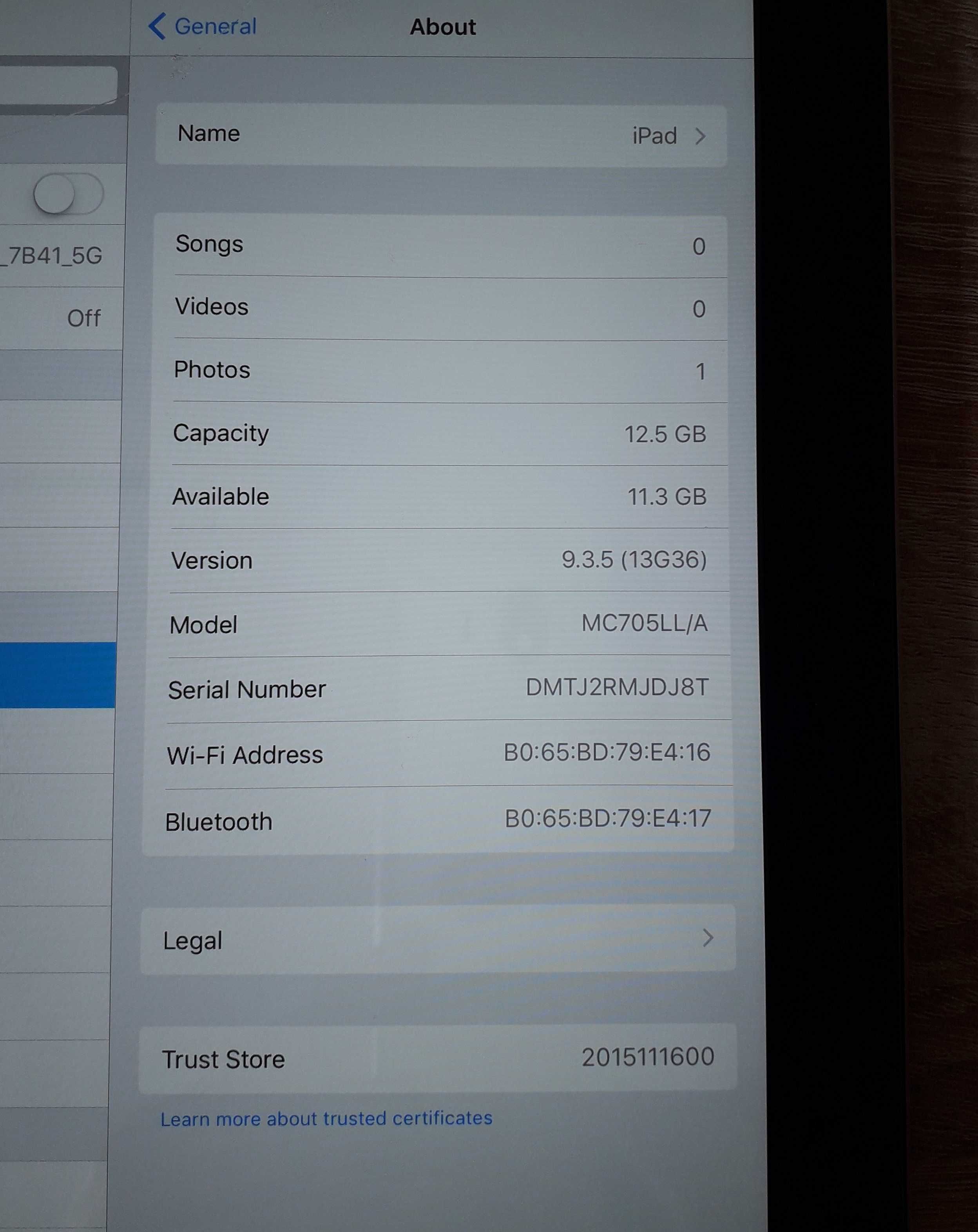 Американски таблет Apple iPad 3 А1416 Wi-Fi 9.7" 16GB
