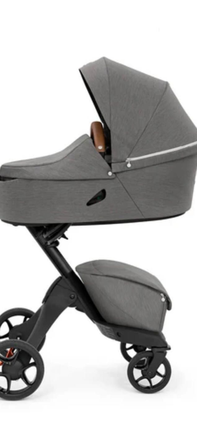 Stokke® Xplory® X + бебешки кош - цвят Modern Grey