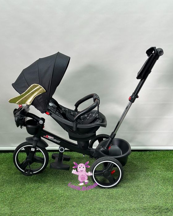 Детская велоколяска трёхколёсный велосипед Skillmax | Новое в упаковке