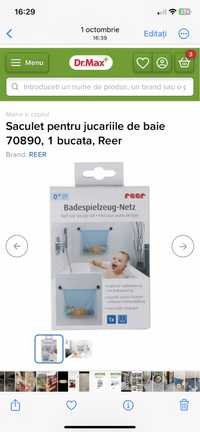 Saculet pt jucariile de baie