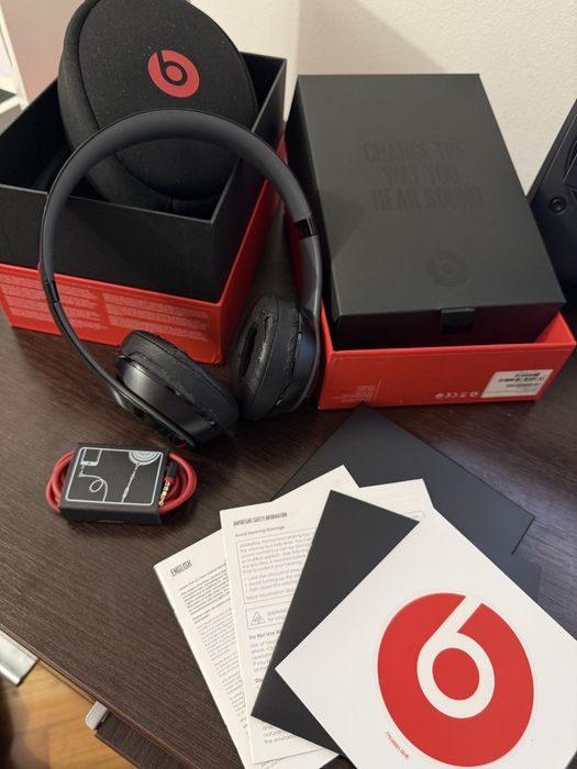 Casti Beats by Dr. Dre Solo 2 Negru FULL BOX
