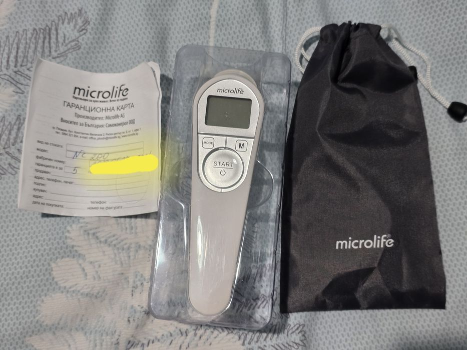 Безконтактен термометър Microlife - с гаранция