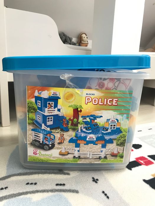 Lego Police Set + cutie depozitare