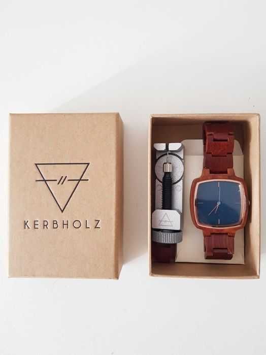 Ceas cu zale din lemn - Kerbholz Hans Rosewood