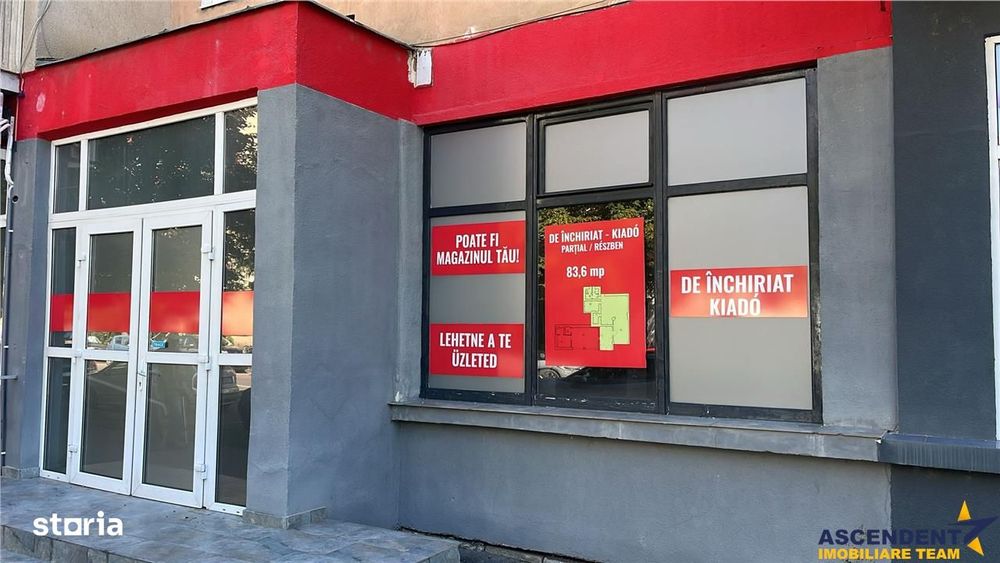 FILM! Elegant spatiu comercial,vizibilitate si accesibilitate,Lenin,Sf