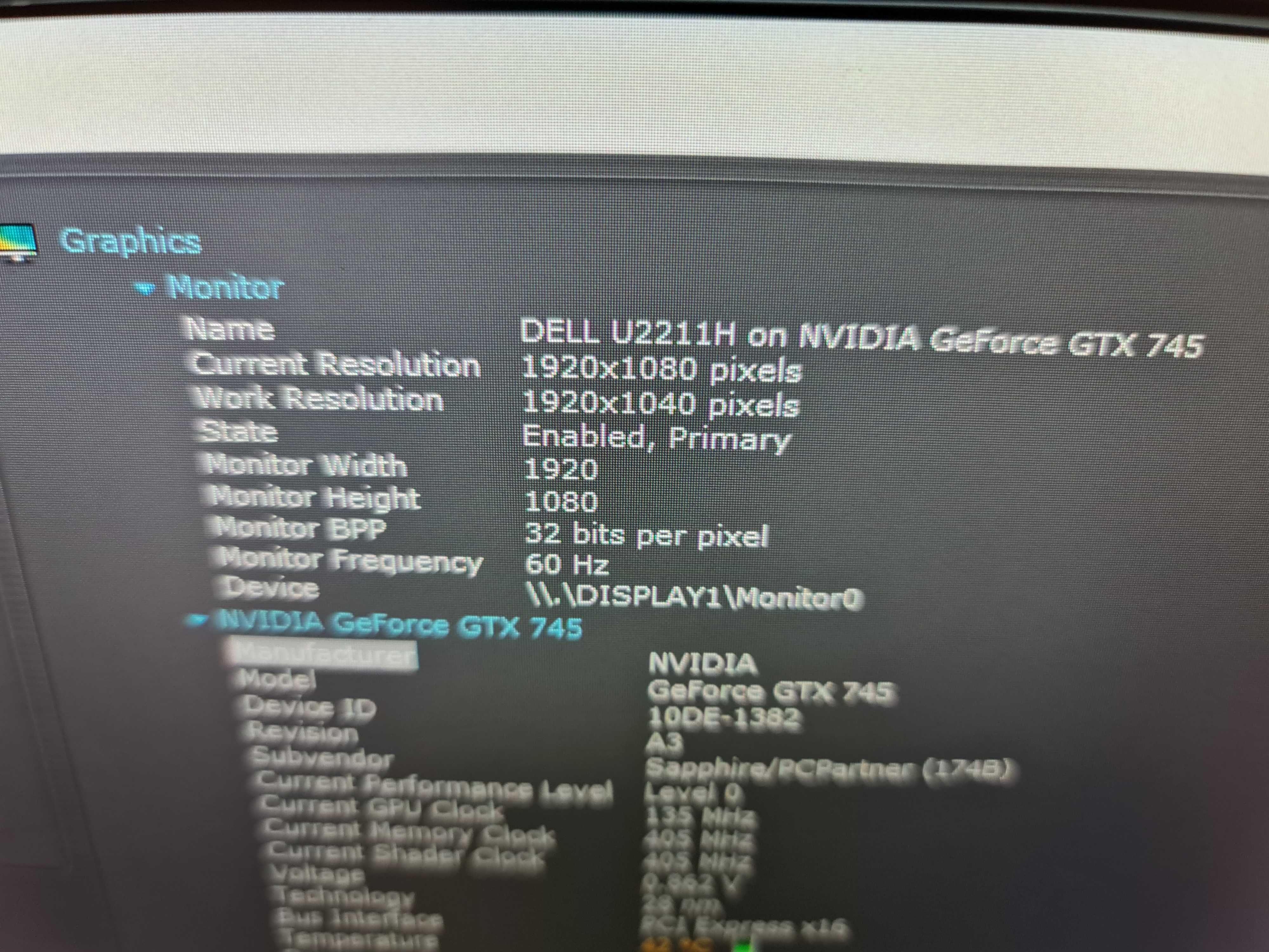 Dell Ultrasharp U2211H, 21.5" IPS 1920 x 1080 Full HD picior pivotant