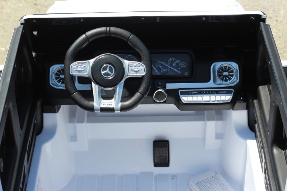 Masinuta electrica pentru 2 copii Mercedes AMG G63 XXL 4x4 #White