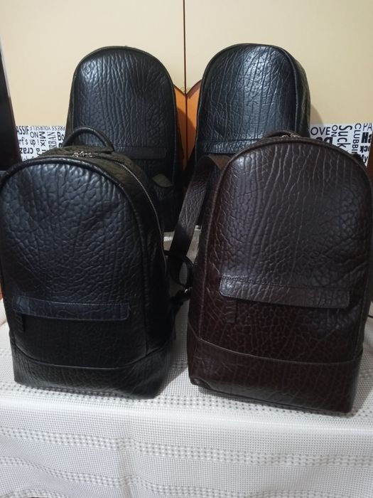 Rucsac mare piele naturală integral nou