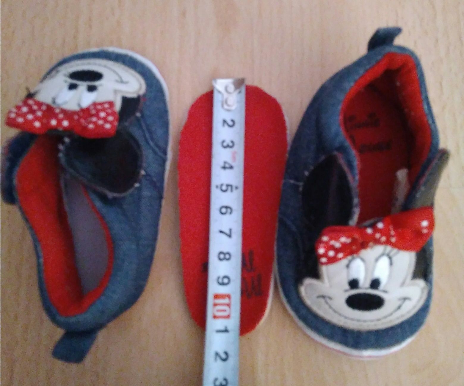 Пантофки Minnie Mouse(6-9м.)