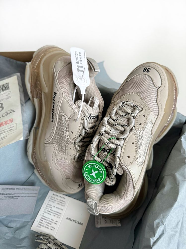 Balenciaga Triple S Beige 37-41