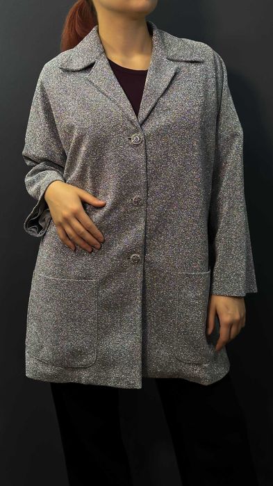 Лёгкий жакет с блеском — добавь роскоши в повседневность!