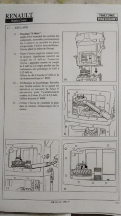 Manual reparatie  inversor Renault seria 54 și Temis tractonic