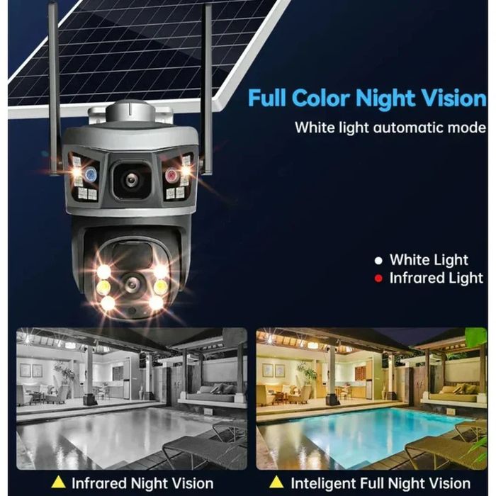 Camera supraveghere 4g cu panou solar si detectare miscare