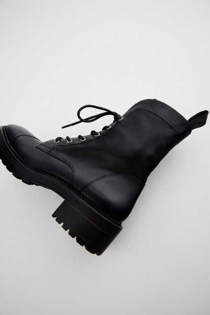 Ghete piele Zara Noi, 38